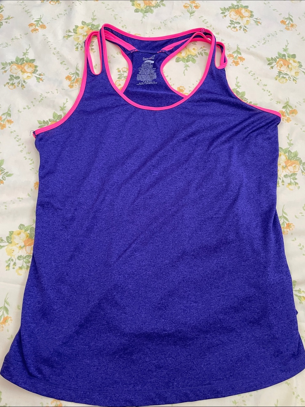 Danskin Now Racer Back Workout Top